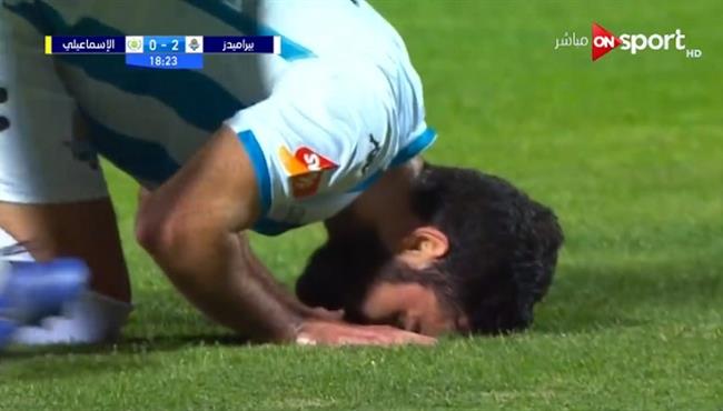 هدف بيراميدز الثاني في مرمي الاسماعيلي عمر خربين