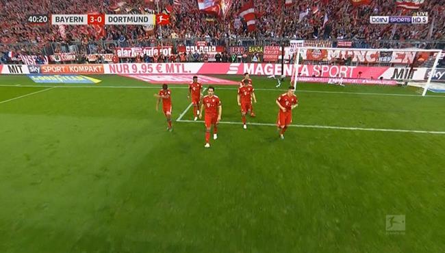 هدف بايرن ميونخ الثالث الرائع في مرمي بوروسيا دورتموند مارتينيز
