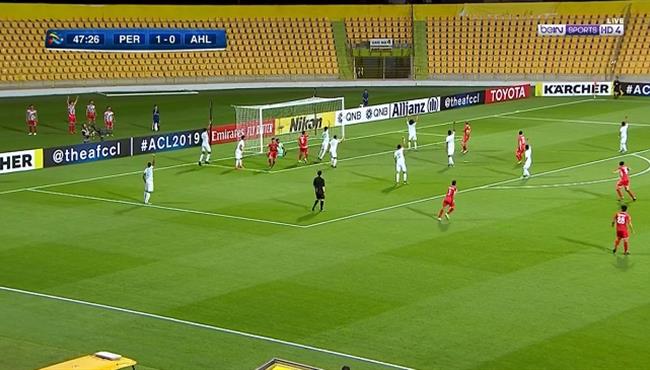 هدف بيرسبوليس الثاني في مرمي الاهلي بدوري ابطال اسيا