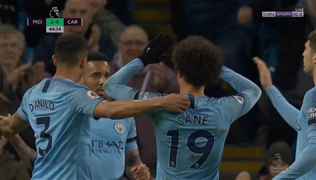 هدف ساني الرائع في مرمي كارديف سيتي اسيست بالصدر من خيسوس