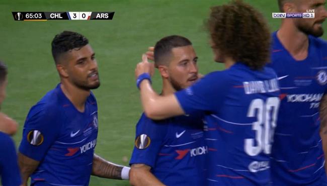 هدف هازارد في مرمي ارسنال تعليق حفيظ دراجي