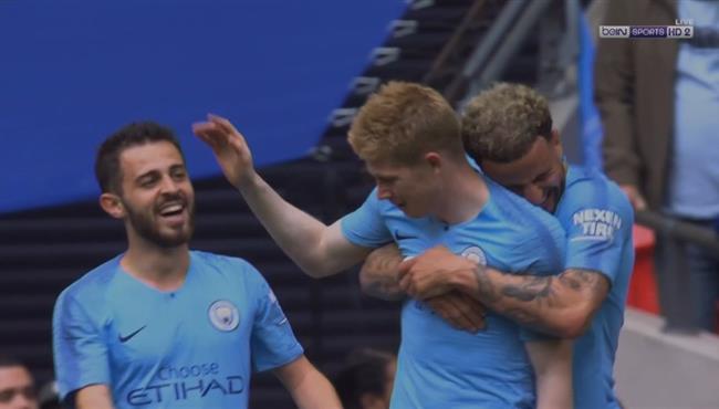 هدف دي بروين الرائع في مرمي واتفورد بنهائي كاس الاتحاد الانجليزي