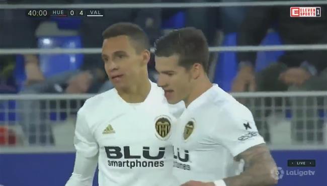 اهداف مباراة فالنسيا وهويسكا 6 2 الدوري الاسباني