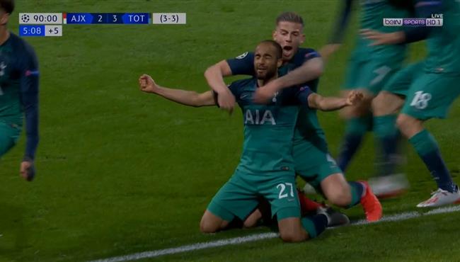 اهداف مباراة توتنهام واياكس 3 2 دوري ابطال اوروبا