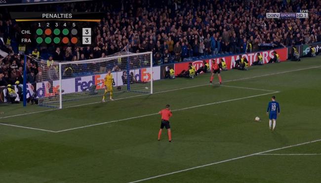 اهداف وركلات ترجيح مباراة تشيلسي وفرانكفورت في الدوري الاوروبي