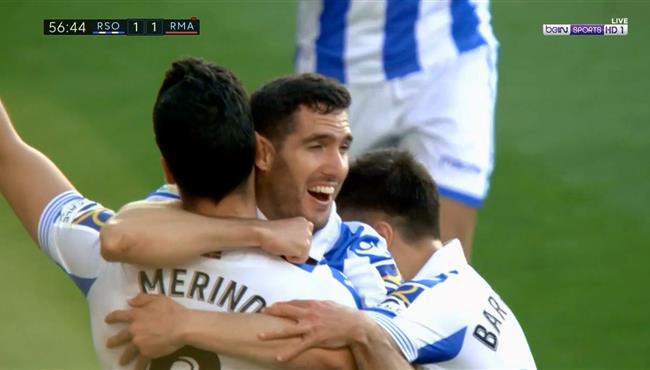 اهداف مباراة ريال مدريد وريال سوسيداد 1 3 الدوري الاسباني