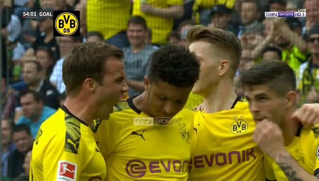 اهداف مباراة بوروسيا دورتموند وبوروسيا مونشنجلادباخ 2 0 الدوري الالماني