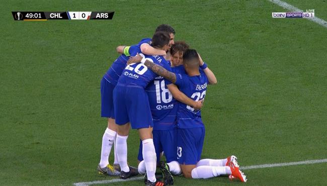 اهداف مباراة تشيلسي وارسنال في نهائي الدوري الاوروبي 4 1 تعليق حفيظ دراجي