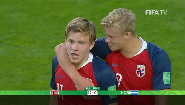 اهداف مباراة النرويج والهندوراس 12 0 كأس العالم تحت 20 سنة