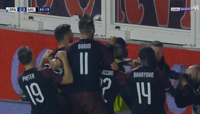 اهداف مباراة ميلان وسبال 3 2 الدوري الايطالي