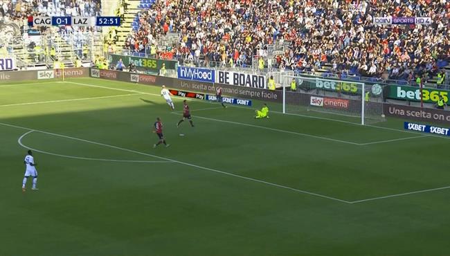 اهداف مباراة لاتسيو وكالياري 2 1 الدوري الايطالي