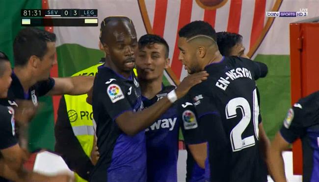 اهداف مباراة ليجانيس واشبيلية 3 0 الدوري الاسباني