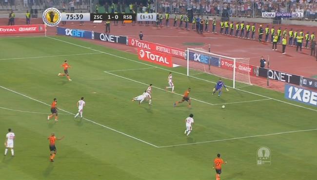 جنش ينقذ فرصه هدف في مباراة الزمالك ونهضة بركان