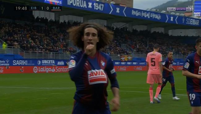 هدف ايبار الاول في مرمي برشلونة مارك كوكوريلا