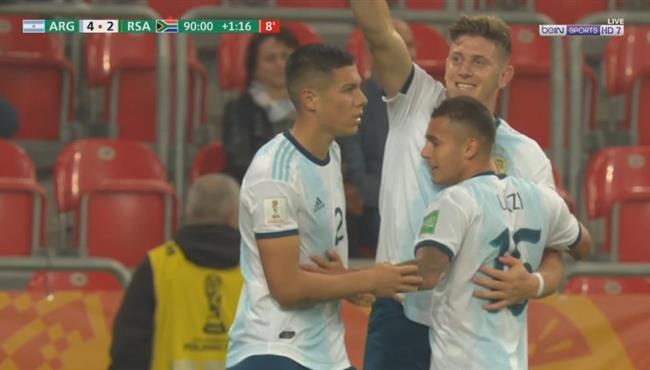 اهداف مباراة الارجنتين وجنوب افريقيا 5 2 كاس العالم تحت 20 سنة