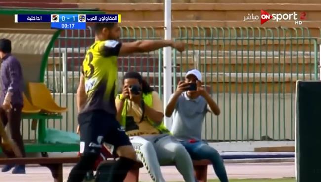 بعد 12 ثانية فقط احمد علي يسجل هدف في مرمي الداخلية بالدوري المصري