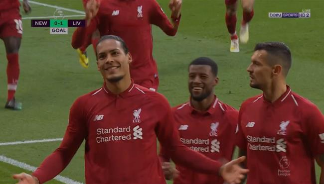 هدف ليفربول الاول في مرمي نيوكاسل تعليق رؤوف خليف