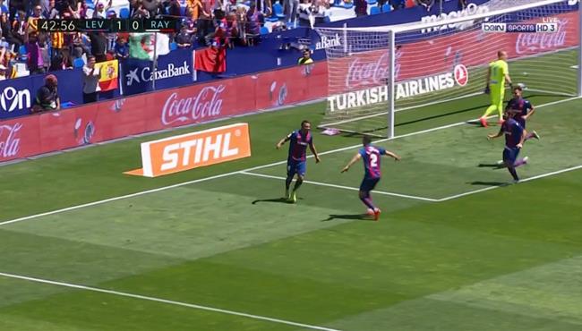 اهداف مباراة ليفانتي ورايو فاليكانو 4 1 الدوري الاسباني