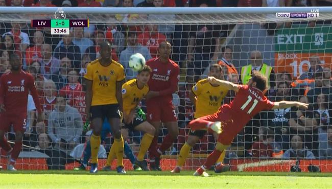 ملخص لمسات محمد صلاح في مباراة ليفربول و ولفرهامبتون