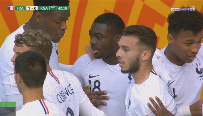 هدف فرنسا الاول في مرمي السعودية بكاس العالم تحت 20 سنة