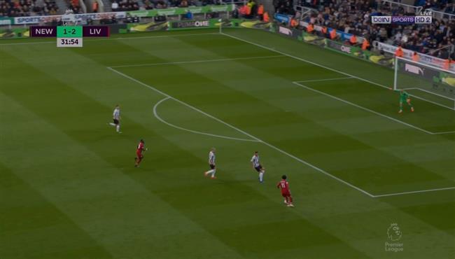 ماني يهدر انفراد امام نيوكاسل بعد تمريرة من محمد صلاح