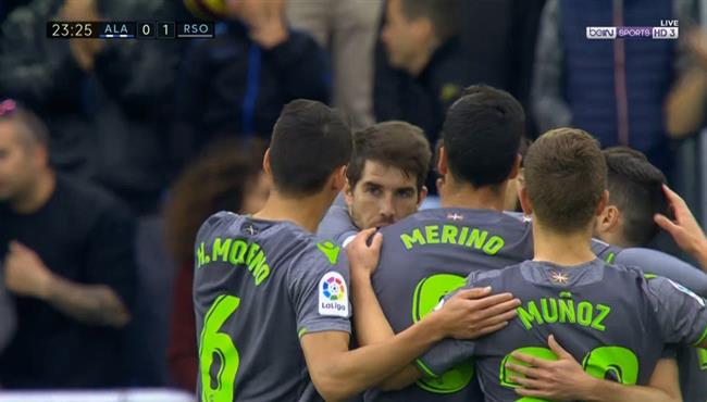 هدف فوزر ريال سوسيداد علي ديبورتيفو الافيس 1 0 الدوري الاسباني