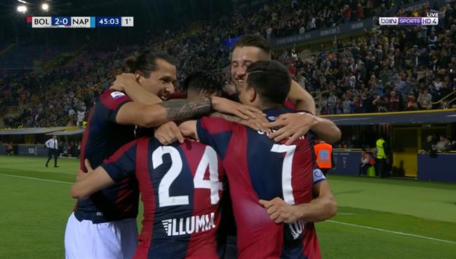 اهداف مباراة بولونيا ونابولي 3 2 الدوري الايطالي