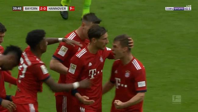 اهداف مباراة بايرن ميونخ وهانوفر 3 1 الدوري الالماني