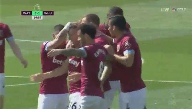 اهداف مباراة وست هام وواتفورد 4 1 الدوري الانجليزي