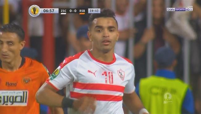 اوباما يهدر انفراد في مباراة الزمالك ونهضة بركان
