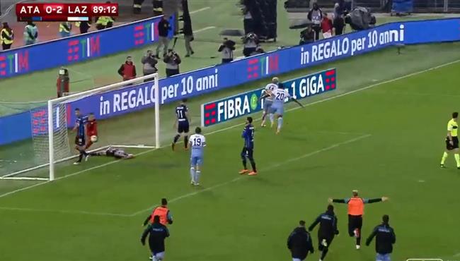 اهداف مباراة لاتسيو واتلانتا 2 0 نهائي كأس ايطاليا