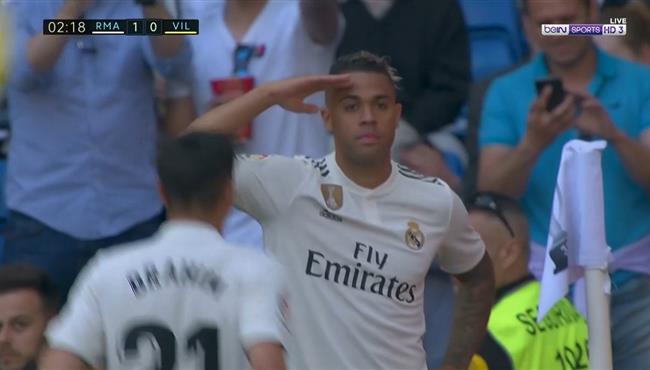 هدف ريال مدريد الاول في مرمي فياريال تعليق حفيظ دراجي