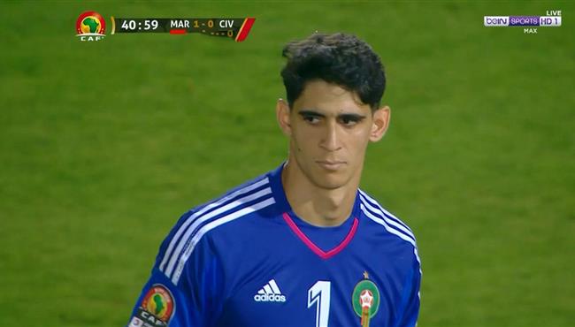 يوسف بونو يتصدي لصاروخية مهاجم كوت ديفوار