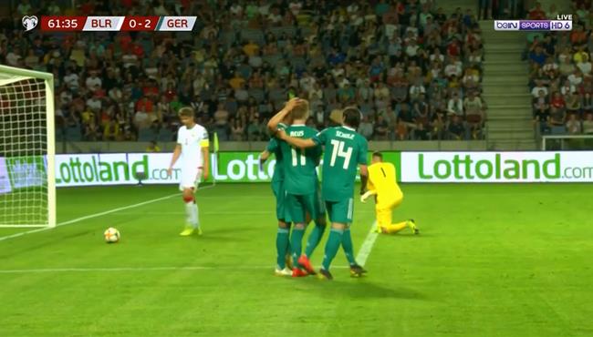 هدف المانيا الثاني في مرمي بيلاروسيا بتصفيات اليورو