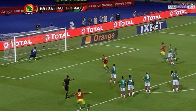 هدف تعادل غينيا مع مدغشقر 2 2 كاس امم افريقيا