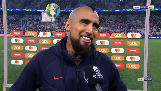 تصريحات فيدال بعد مباراة تشيلي وكولومبيا