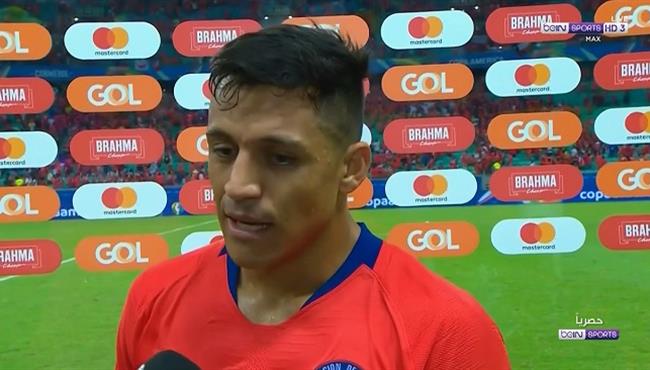 تصريحات اليكسيس ساشيز بعد مباراة تشيلي والاكوادور