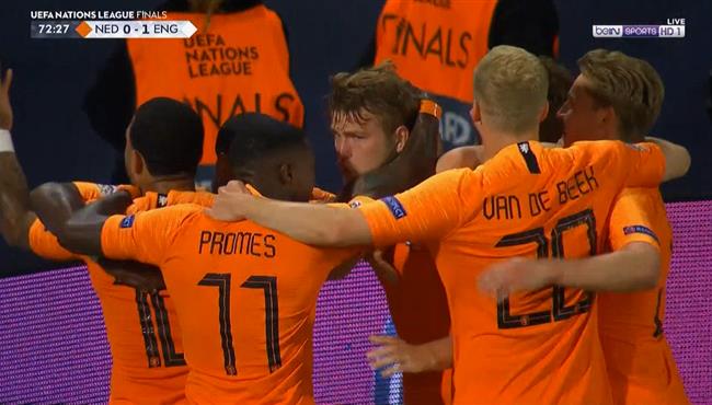 هدف تعادل هولندا مع انجلترا 1 1 دوري الامم الاوروبية