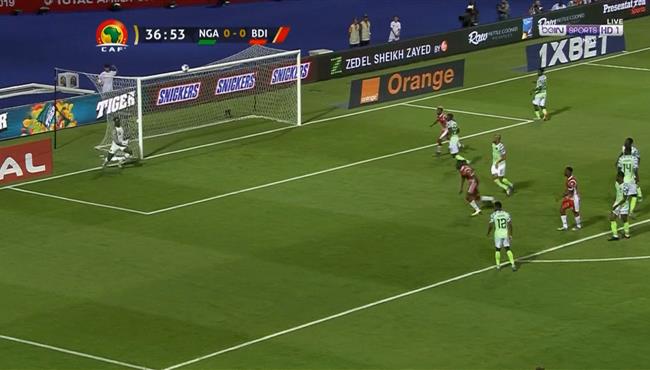 العارضة تحرم بوروندي من تسجيل هدف في مرمي نيجيريا