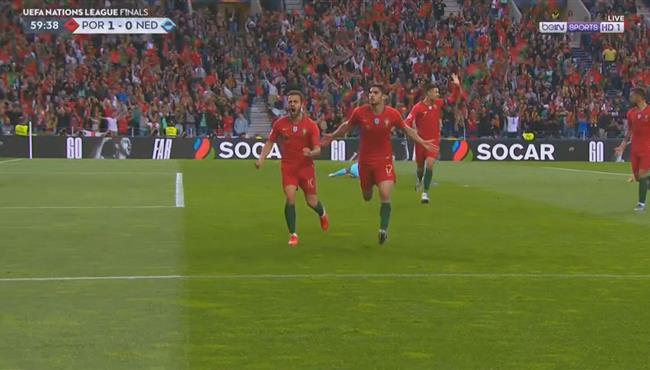 هدف البرتغال الاول الرائع في مرمي هولندا تعليق عصام شوالي