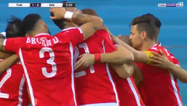 اهداف مباراة تونس والعراق 2 0 تعليق حفيظ دراجي