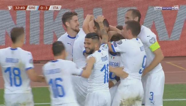 اهداف مباراة ايطاليا واليونان 3 0 تصفيات امم اوروبا