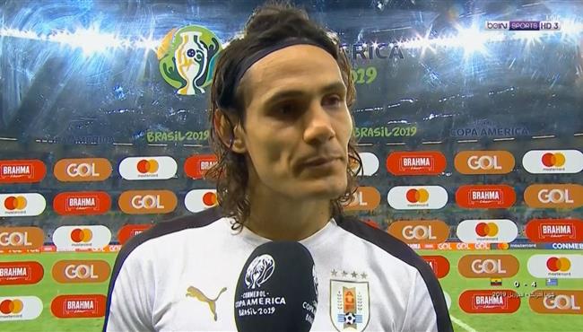 تصريحات كافاني بعد مباراة اوروجواي والاكوادور