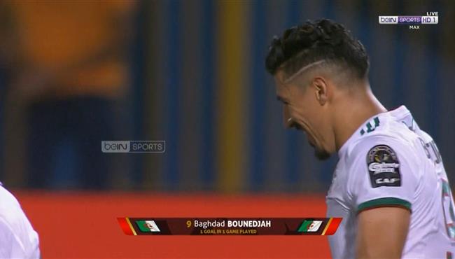 هدف الجزائر الاول في مرمي كينيا بغداد بونجاح