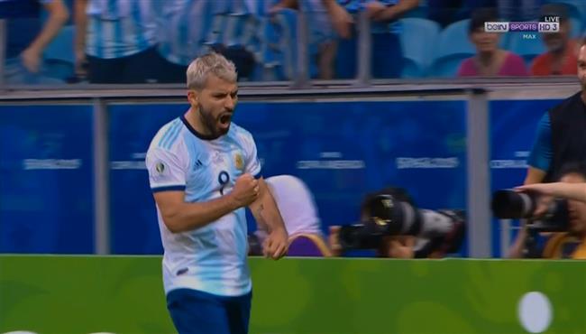 هدف الارجنتين الثاني في مرمي قطر اجويرو