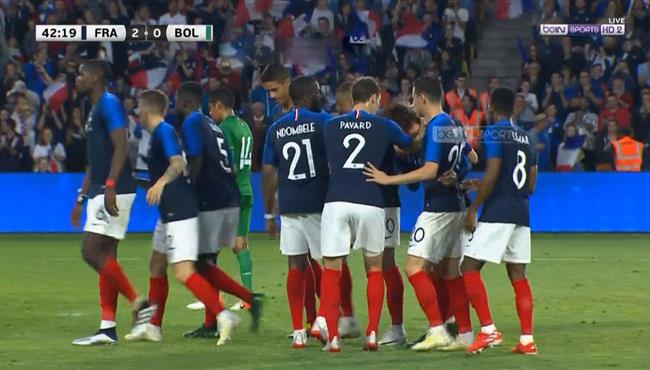 هدف جريزمان في مرمي بوليفيا مباراة وديه