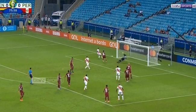 تصدي م ذهل من حارس فنزويلا امام بيرو في كوبا امريكا