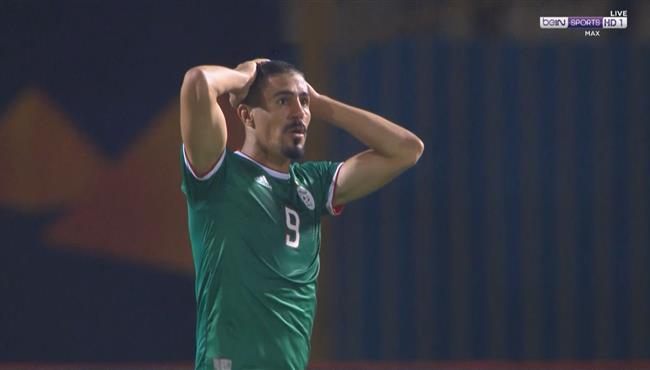 اول فرصة خطيرة للجزائر علي مرمي السنغال في كاس امم افريقيا