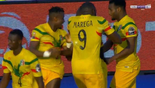 هدف مالي الاول في مرمي تونس بعد خطأ فادح من الحارس