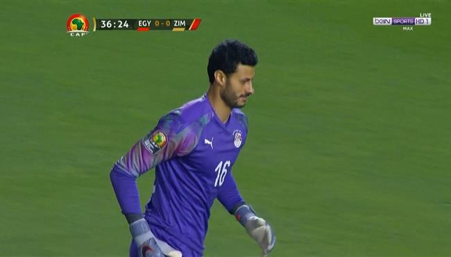 الشناوي ينقذ مرمي مصر من هجمة خطره امام زيمبابوي